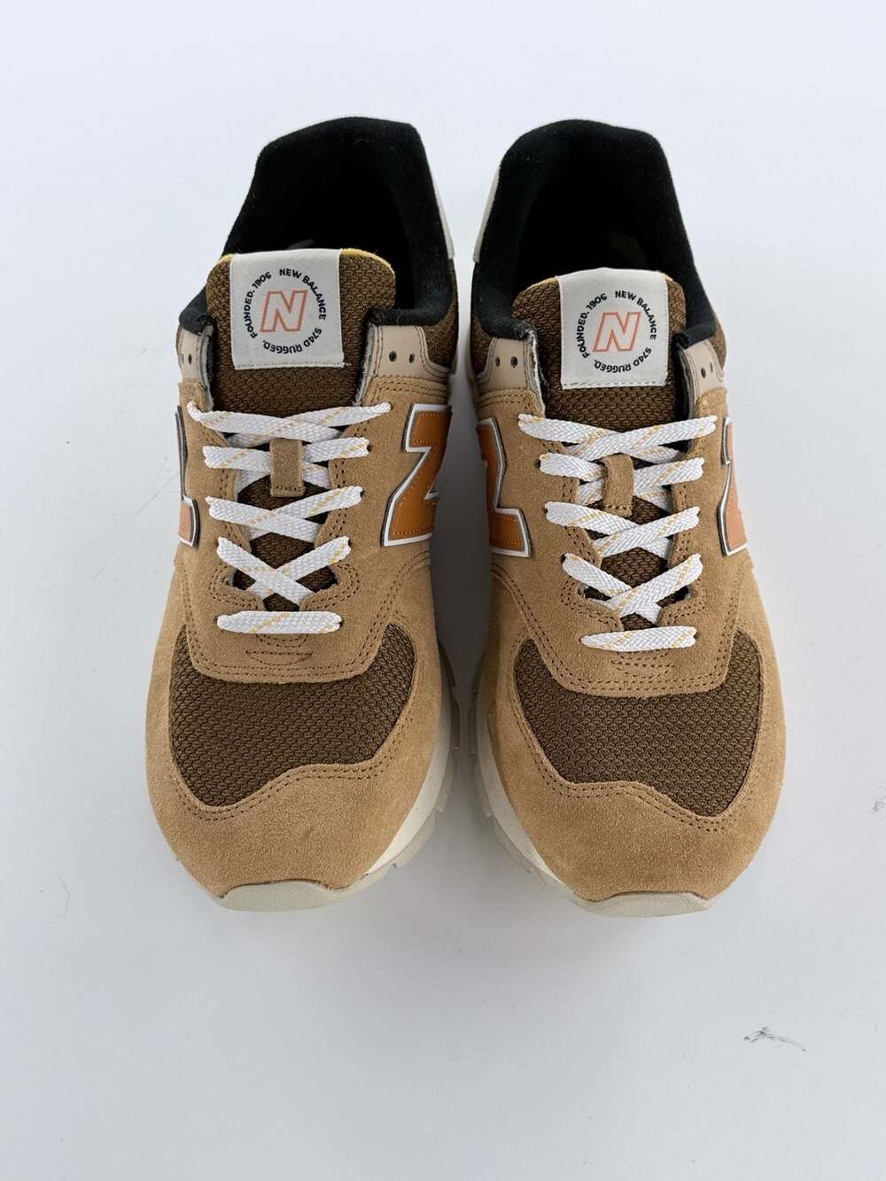 New Balance 574 Rugged Workwear Size 10 Brown Sneakers